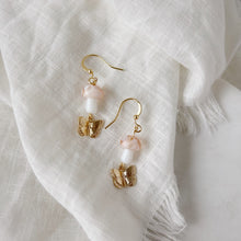 Load image into Gallery viewer, Mushroom and Butterfly Bead Earring
