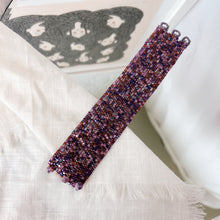 Load image into Gallery viewer, Seed Bead Thick Cuff Bracelet with triple button closures : ARTFUL BEAD