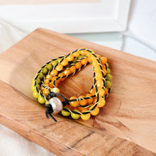 Load image into Gallery viewer, Citrus Convertable Bead Necklace and Bracelet : ARTFUL BEAD
