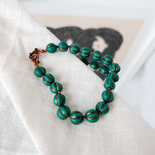 Load image into Gallery viewer, Copper and Teal Bead bracelet : ARTFUL BEAD
