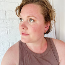 Load image into Gallery viewer, Chunky Mini Gold Huggie Hoop

